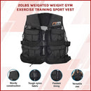 20LBS Weighted Weight Gym Exercise Training Sport Vest-2