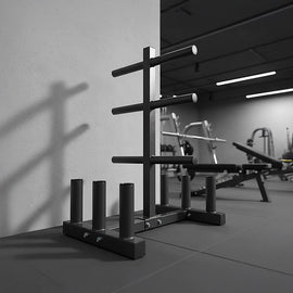 Olympic Weight Tree Bar Rack Holder Storage - 0