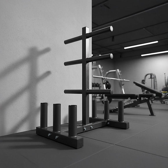 Olympic Weight Tree Bar Rack Holder Storage