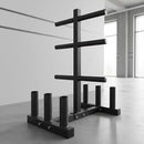 Olympic Weight Tree Bar Rack Holder Storage-4