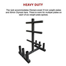 Olympic Weight Tree Bar Rack Holder Storage-8