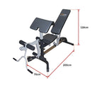 FID Flat Incline Decline Bench Press w/ Leg Extension-11