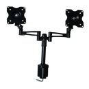 Two-Screen 10-25" Desk Monitor TV Plasma LED LCD Work Mount-1