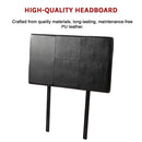PU Leather Single Bed Headboard Bedhead - Black-11