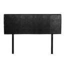 PU Leather Queen Bed Headboard Bedhead - Black-3