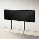 PU Leather Queen Bed Headboard Bedhead - Black-4