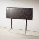 PU Leather Queen Bed Headboard Bedhead - Brown-4