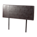 PU Leather Queen Bed Headboard Bedhead - Brown-5