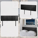 PU Leather King Bed Headboard Bedhead - Black-7
