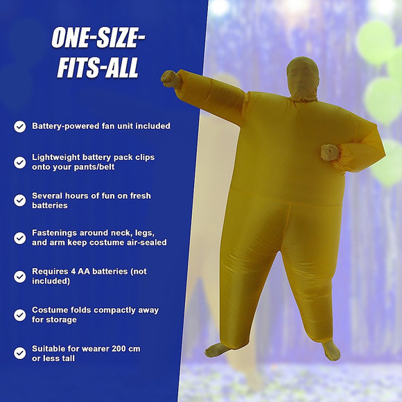 Sunshine Inflatable Costume Fancy Dress Suit Fan Operated