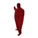 Red Alert Inflatable Costume Fancy Dress Suit Fan Operated-6