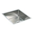 490x440mm Handmade Stainless Steel Undermount / Topmount Kitchen Laundry Sink with Waste-7