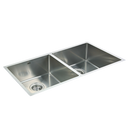 865x440mm Handmade Stainless Steel Undermount / Topmount Kitchen Sink with Waste-7