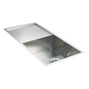 960x450mm Handmade 1.2mm Stainless Steel Undermount Topmount Kitchen Sink with Waste-4