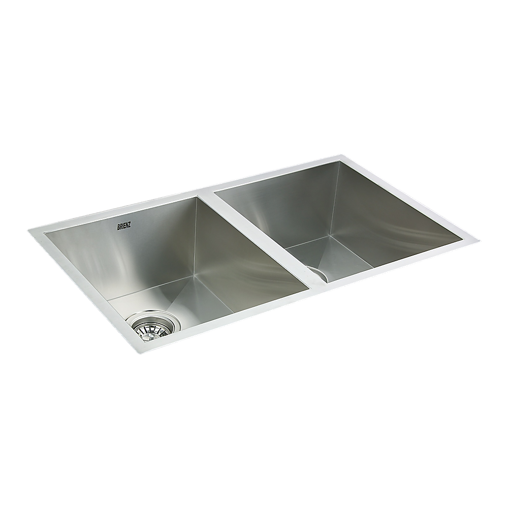 770x450mm Handmade Stainless Steel Undermount / Topmount  Kitchen Sink with Waste
