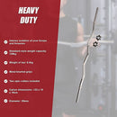 Heavy Duty EZ Curl Barbell – Weightlifting Bar with Spinlock Collars for Gym Training-5