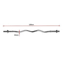 Heavy Duty EZ Curl Barbell – Weightlifting Bar with Spinlock Collars for Gym Training-9