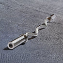 120cm Chrome Olympic EZ Curl Bar – Weightlifting Barbell for Home Gym & Bodybuilding-5