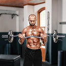 120cm Chrome Olympic EZ Curl Bar – Weightlifting Barbell for Home Gym & Bodybuilding-6