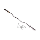 120cm Chrome Olympic EZ Curl Bar – Weightlifting Barbell for Home Gym & Bodybuilding-7