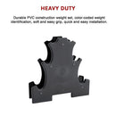 6-Piece Dumbbell Set with Storage Rack for Home Gym Training-7