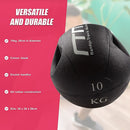 10kg Double-Handled Rubber Medicine Core Ball-3