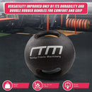 10kg Double-Handled Rubber Medicine Core Ball-7
