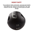 10kg Double-Handled Rubber Medicine Core Ball-8