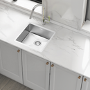 440x440mm Handmade 1.2mm 18 Gauge Stainless Steel Kitchen Laundry Sink with Waste-1