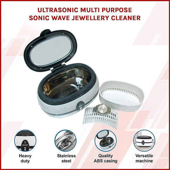 Ultrasonic Multi Purpose Sonic Wave Jewellery Cleaner