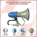 25W Megaphone PA System Loud Speaker Voice Recorder-6