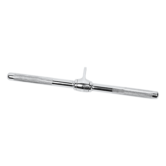 Revolving Straight Bar – Gym Cable Attachment for Tricep, Bicep & Pulley Workouts