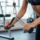 Triceps Press Push Down Bar – Gym Cable Attachment for Arm & Strength Training-7