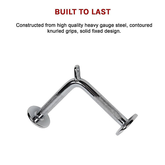 Triceps Press Push Down Bar – Gym Cable Attachment for Arm & Strength Training