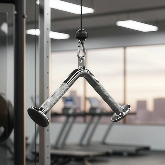 Triceps Press Push Down Bar – Gym Cable Attachment for Arm & Strength Training