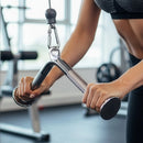 Triceps Press Push Down Bar – Gym Cable Attachment for Arm & Strength Training-7