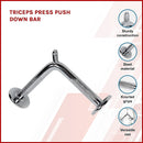 Triceps Press Push Down Bar – Gym Cable Attachment for Arm & Strength Training-3