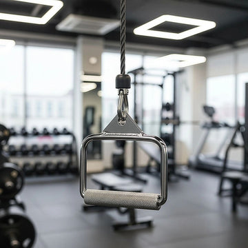 Single Stirrup Handle Cable Grip – Gym Pulley Attachment for Strength Training