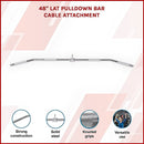 48" Lat Pulldown Bar Cable Attachment – Gym Handle for Back & Strength Training-6