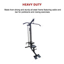 Lat Pulldown Low Row Fitness Machine – Home Gym Strength Trainer-13