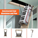 Deluxe Aluminium Attic Loft Ladder - 2700mm to 3050mm-5