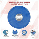 20KG PRO Olympic Rubber Bumper Weight Plate-2