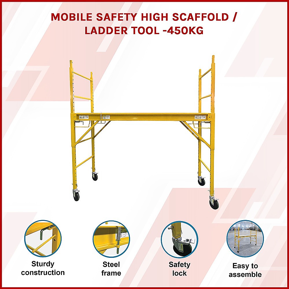 Mobile Safety High Scaffold / Ladder Tool -450KG