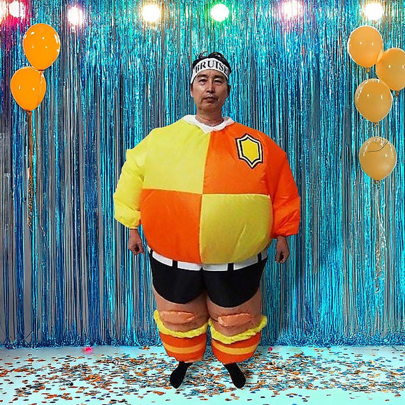 FOOTBALL Fancy Dress Inflatable Suit -Fan Operated Costume