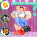 WRESTLER Fancy Dress Inflatable Suit -Fan Operated Costume-8