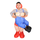 WRESTLER Fancy Dress Inflatable Suit -Fan Operated Costume-6