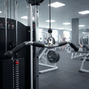 Randy & Travis Rubber-Coated Revolving Curl Row Bar Attachment for Gyms-1