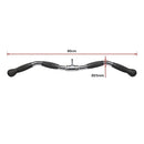 Randy & Travis Rubber-Coated Revolving Curl Row Bar Attachment for Gyms-10