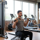 Randy & Travis Rubber-Coated Revolving Curl Row Bar Attachment for Gyms-6