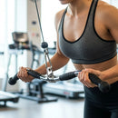 Randy & Travis Rubber-Coated Revolving Curl Row Bar Attachment for Gyms-8